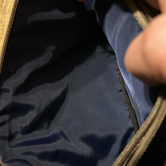 NWT Gold Coast Crossbody Purse Adjustable Strap Shoulder Bag Denim Silver hobo - Picture 10 of 11